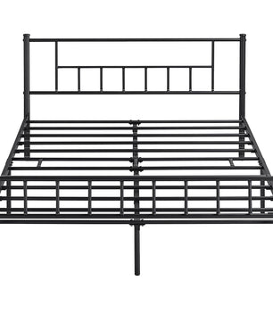 Twin Bed Metal Full Bed with Headboard and Footboard Bed Frame Furniture Bedroom F380 - Lusy Store