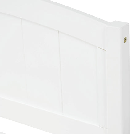 Twin Bed Solid Wood Platform Bed with Two Drawers Bed Frame No Spring Box Needed F405 - Lusy Store