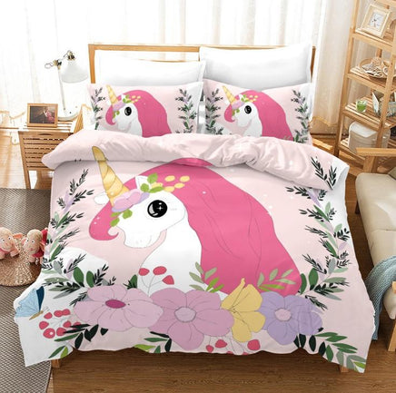 Unicorn Bedding 3D Cross-Border Home Textile Quilt Cover BD107 - Lusy Store
