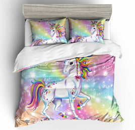 Unicorn Bedding 3D Rainbow Color Cross-Border B1154 - Lusy Store