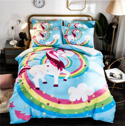 Unicorn Bedding Cross-Border Pillowcase Quilt Cover P1526 - Lusy Store