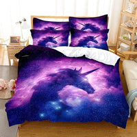Unicorn Bedding Set For Kids Girls Room Decor Cute Animals D543 - Lusy Store