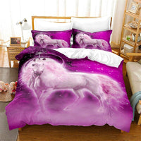 Unicorn Bedding Set For Kids Girls Room Decor Cute Animals D543 - Lusy Store