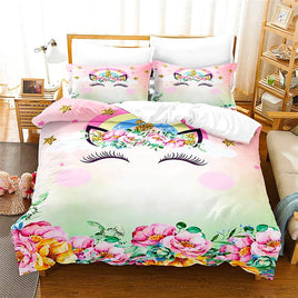 Unicorn Bedding Set For Kids Girls Room Decor Cute Animals D543 - Lusy Store