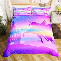 Unicorn Bedding Set For Kids Girls Room Decor Cute Animals D543 - Lusy Store