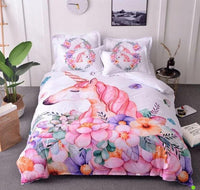 Unicorn Bedding Sets Duvet Cover Kids Bedding Sets Twin/Full/Queen/King Size - Lusy Store