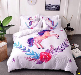 Unicorn Bedding Sets Duvet Cover Kids Bedding Sets Twin/Full/Queen/King Size - Lusy Store
