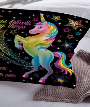 Unicorn Pattern Bedding Sets Duvet Cover Bed Linen Kids Bedding Sets Twin/Full/Queen/King Size - Lusy Store