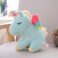 Unicorn Stuffed Lovely Plush Toy With Rainbow Wings Baby Kids Gift - Lusy Store