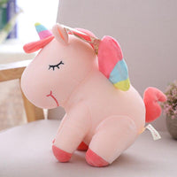 Unicorn Stuffed Lovely Plush Toy With Rainbow Wings Baby Kids Gift - Lusy Store