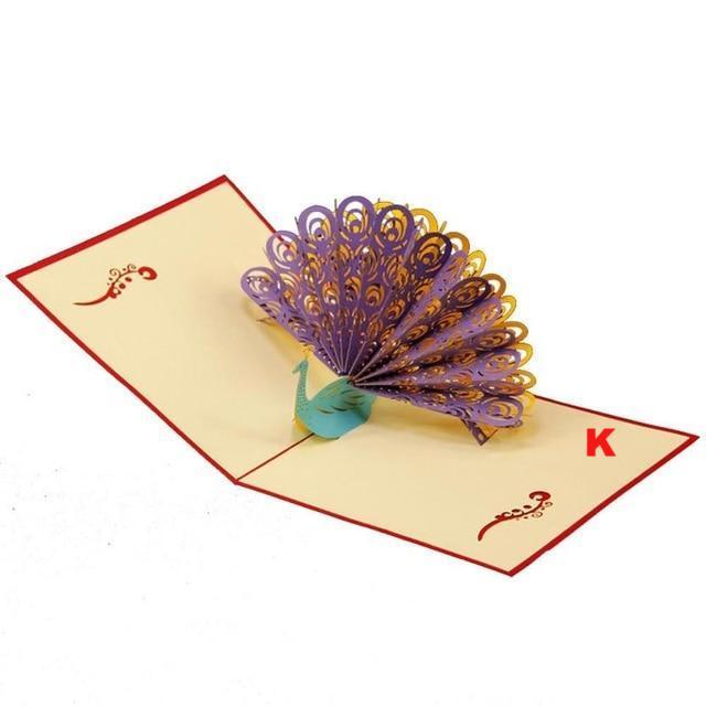 Valentines Day Gift Love in the Hand 3D Pop up Greeting Card Postcard Matching Envelope Handmade Birthday Cards - Lusy Store