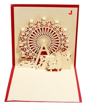 Valentines Day Gift Love in the Hand 3D Pop up Greeting Card Postcard Matching Envelope Handmade Birthday Cards - Lusy Store