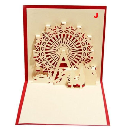 Valentines Day Gift Love in the Hand 3D Pop up Greeting Card Postcard Matching Envelope Handmade Birthday Cards - Lusy Store