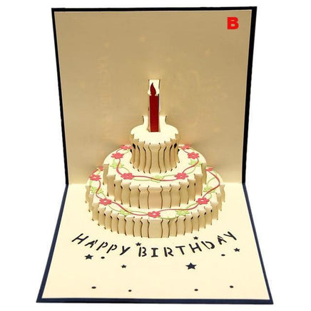 Valentines Day Gift Love in the Hand 3D Pop up Greeting Card Postcard Matching Envelope Handmade Birthday Cards - Lusy Store