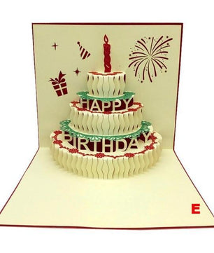 Valentines Day Gift Love in the Hand 3D Pop up Greeting Card Postcard Matching Envelope Handmade Birthday Cards - Lusy Store