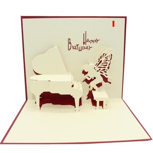 Valentines Day Gift Love in the Hand 3D Pop up Greeting Card Postcard Matching Envelope Handmade Birthday Cards - Lusy Store