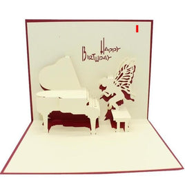 Valentines Day Gift Love in the Hand 3D Pop up Greeting Card Postcard Matching Envelope Handmade Birthday Cards - Lusy Store