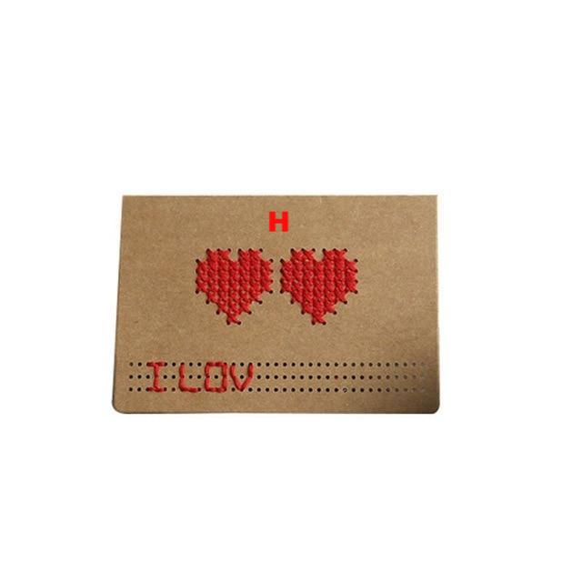 Vintage Post Card Envelope Paper Origami Greeting Card Kawaii Handmade - Lusy Store