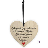 Vintage Wooden Hanging Gift Plaque Pendant - Lusy Store
