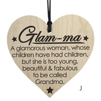 Vintage Wooden Hanging Gift Plaque Pendant - Lusy Store