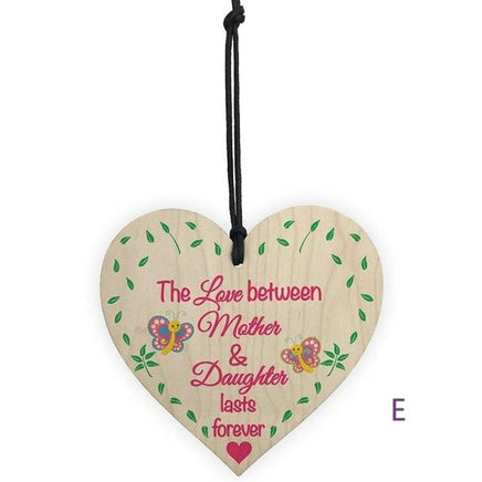 Vintage Wooden Hanging Gift Plaque Pendant - Lusy Store