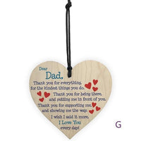 Vintage Wooden Hanging Gift Plaque Pendant - Lusy Store