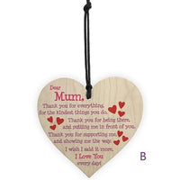 Vintage Wooden Hanging Gift Plaque Pendant - Lusy Store