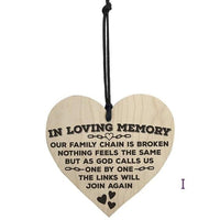 Vintage Wooden Hanging Gift Plaque Pendant - Lusy Store