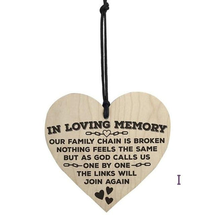 Vintage Wooden Hanging Gift Plaque Pendant - Lusy Store