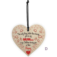 Vintage Wooden Hanging Gift Plaque Pendant - Lusy Store