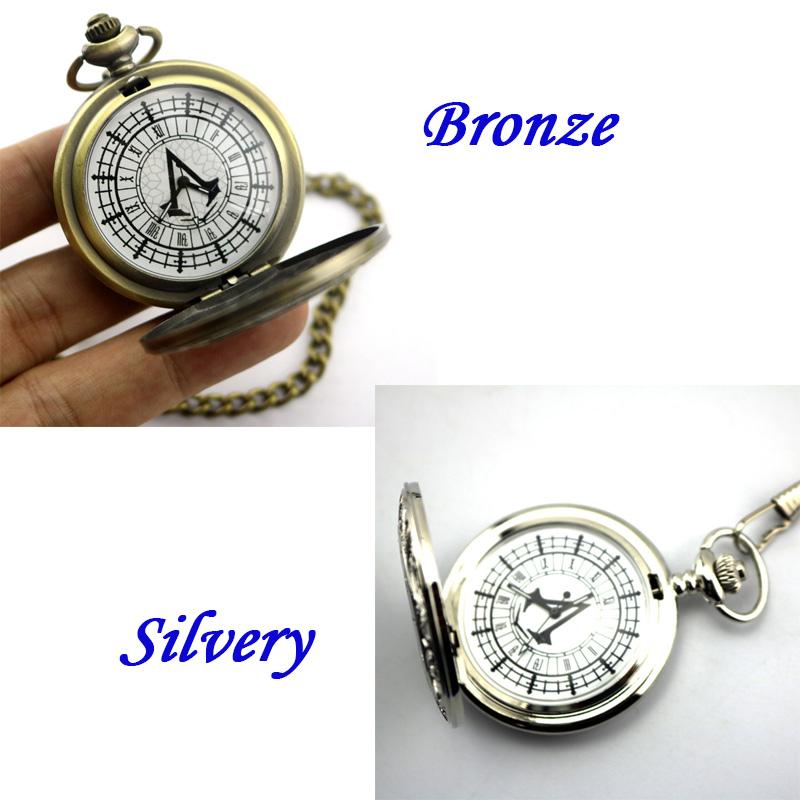 waterproof Retro Pocket Watch game Assassins Assassin's Creed metal - Lusy Store