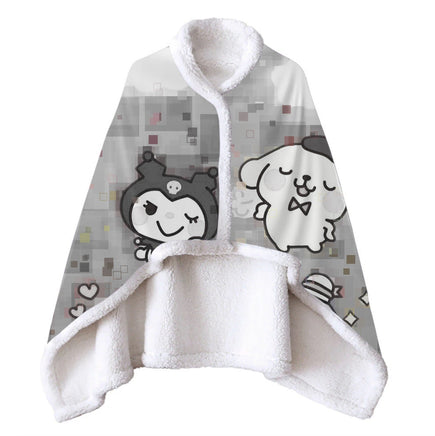 Wearable Blanket Hello Kitty Blanket Soft Fleece Warm Winter WB09 - Lusy Store LLC