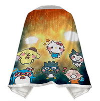 Wearable Blanket Hello Kitty Blanket Soft Fleece Warm Winter WB09 - Lusy Store LLC