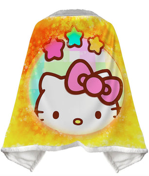 Wearable Blanket Hello Kitty Blanket Soft Fleece Warm Winter WB10 - Lusy Store LLC
