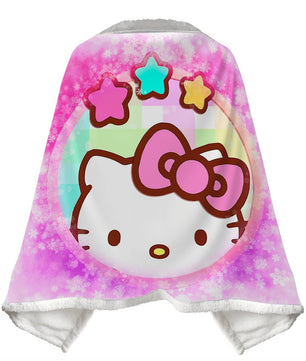 Wearable Blanket Hello Kitty Blanket Soft Fleece Warm Winter WB10 - Lusy Store LLC