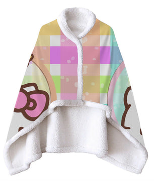 Wearable Blanket Hello Kitty Blanket Soft Fleece Warm Winter WB10 - Lusy Store LLC