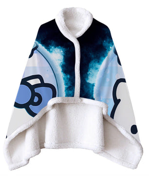 Wearable Blanket Hello Kitty Blanket Soft Fleece Warm Winter WB10 - Lusy Store LLC
