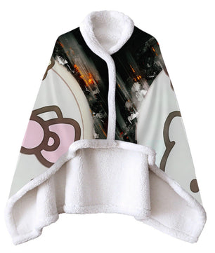 Wearable Blanket Hello Kitty Blanket Soft Fleece Warm Winter WB10 - Lusy Store LLC
