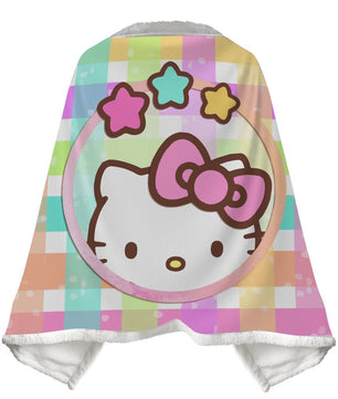 Wearable Blanket Hello Kitty Blanket Soft Fleece Warm Winter WB10 - Lusy Store LLC