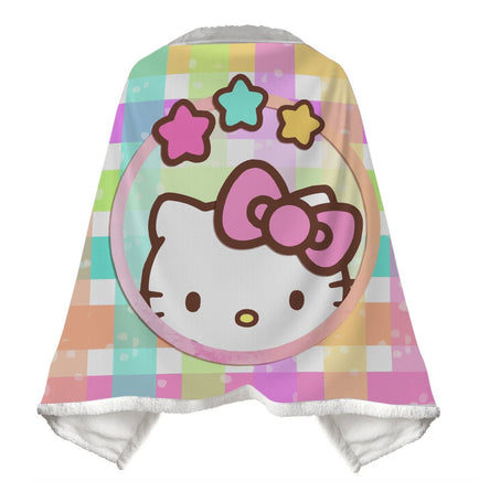 Wearable Blanket Hello Kitty Blanket Soft Fleece Warm Winter WB10 - Lusy Store LLC