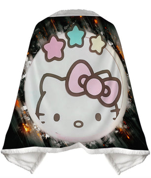 Wearable Blanket Hello Kitty Blanket Soft Fleece Warm Winter WB10 - Lusy Store LLC