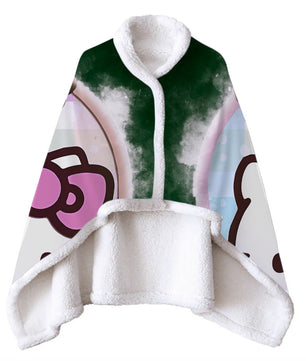 Wearable Blanket Hello Kitty Blanket Soft Fleece Warm Winter WB10 - Lusy Store LLC