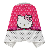 Wearable Blanket Hello Kitty Blanket Soft Fleece Warm Winter WB11 - Lusy Store LLC