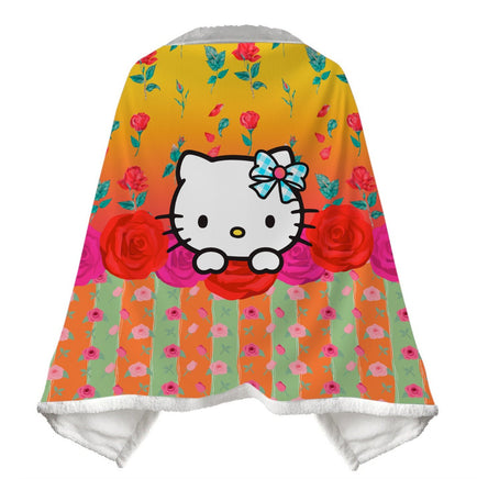 Wearable Blanket Hello Kitty Blanket Soft Fleece Warm Winter WB12 - Lusy Store LLC