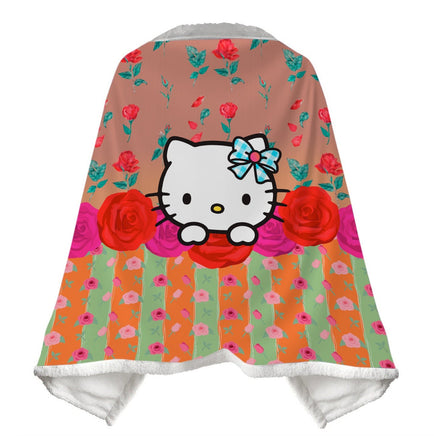 Wearable Blanket Hello Kitty Blanket Soft Fleece Warm Winter WB12 - Lusy Store LLC