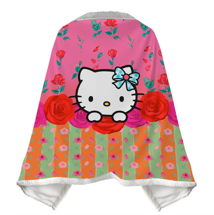 Wearable Blanket Hello Kitty Blanket Soft Fleece Warm Winter WB12 - Lusy Store LLC