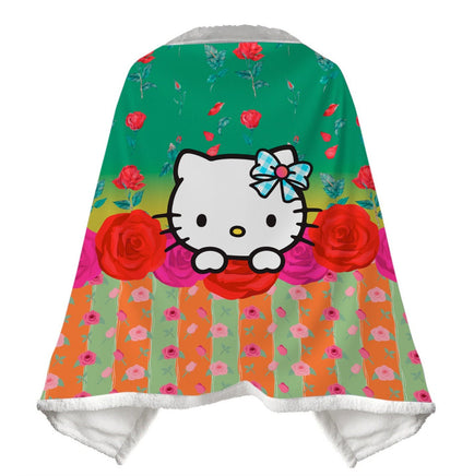 Wearable Blanket Hello Kitty Blanket Soft Fleece Warm Winter WB12 - Lusy Store LLC