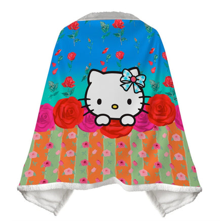 Wearable Blanket Hello Kitty Blanket Soft Fleece Warm Winter WB12 - Lusy Store LLC