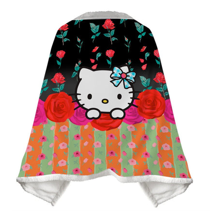 Wearable Blanket Hello Kitty Blanket Soft Fleece Warm Winter WB12 - Lusy Store LLC