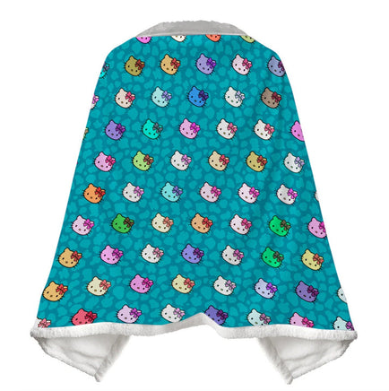 Wearable Blanket Hello Kitty Blanket Soft Fleece Warm Winter WB13 - Lusy Store LLC